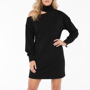 Sundays London Cut-Out Dress In Black Size Small